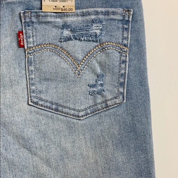 BUNDLE 2 ITEMS FOR $10 Levi’s jean 710 super skinny distressed size 14 - Picture 6 of 6